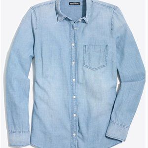J. Crew Chambray Shirt in Signature Fit, Lovers Lane Wash. Size S NWT